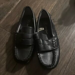 Black loafers